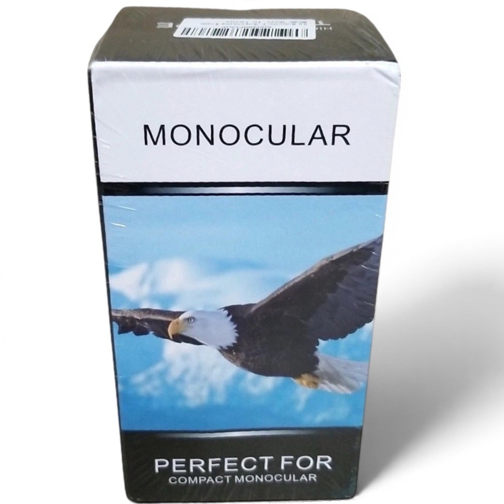 HD Compact Monocular Telescope for Hiking Camping Wildlife Bird Watching Black